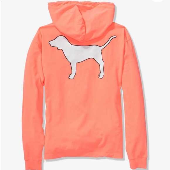 Victoria Secret l/s hooded T-shirt size small - Picture 2 of 2